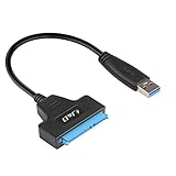 J&D USB 3.0 to SATA III 2.5" Hard Drive Adapter, Supports UASP SATA I II III for 2.5 inch HDD and SSD