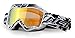 NENKI Youth Motocross MX ATV Goggles For Motorcycle Dirt Bike Offroad Ski Snowboard with Anti Fog and 100% UV Protection Lens NK-1018 (Techline White)