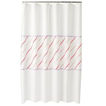 Amazon Com Croft Barrow Cora Ruffle Fabric Shower Curtain