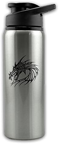 Chines Simple Line Of Dragon Stainless Steel Water Bottle Mug For Outdoors