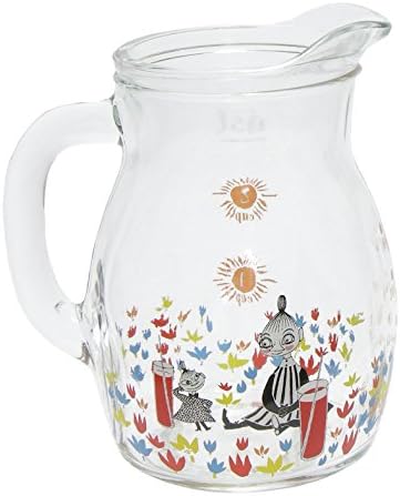 Moomin Valley Lilla My & Mimura Sister 0.50 Liters Glass Pitcher