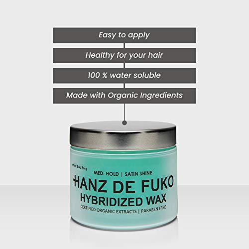 Hanz De Fuko Premium Men S Hair Styling Hybridized Wax High
