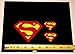 Superman Symbol - Set of 3 HQ 2 Color Yellow on Red Vinyl Sticker Decals!