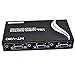 iKKEGOL 2 Port VGA Audio Video Switch 2x1 SVGA Switcher Box 2 in 1 Out PC Monitor LCD TFT Sharing