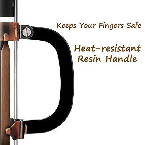 French Coffee Press Maker, Famirosa Glass French Press Kit Machine (8 Cup, 1 liter, 34 Oz) for Coffee Tea Camping Office - Thumbnail 5