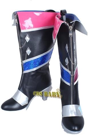 Amazon Co Jp アイカツ アイドルカツドウ 黒沢凛 くろさわりん 風 コスプレシューズ アニメ コスチューム ブーツ コスプレ靴 ホビー