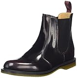 Dr. Martens Women's Flora Ankle Boot,Cherry Red Arcadia,4 UK/6 M US
