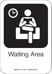 Brady 142430 Label/Sign, Waiting
