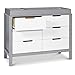 Carter's by DaVinci Colby 6-Drawer Dresser in Grey and White