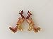My Lucky Feng Shui Mini Crimson Phoenixes Statue Figurine Set