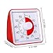 KeeQii 60 Minute Visual Timer Silence Countdown Timer Time Management Tool for Classroom Teaching or Meeting Digital Timer for Kids and Adults