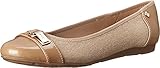 Anne Klein AK Sport Women's Able Ballet Flat, Natural Multi Fabric, 8 M US