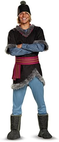 Amazon Com Frozen Kristoff Deluxe Adult Costume Clothing