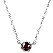 Pavilion Gift Company H2Z 16216 January Garnet Birthstone Necklace with 18