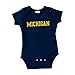 UGP Campus Apparel YC01 - Michigan Wolverines Basic Block Creeper - Newborn - Navy
