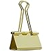 JAM PAPER Colorful Binder Clips - Large - 1 1/2 Inch (41 mm) - Gold Binderclips - 12/Pack