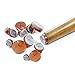 40pcs Round Heavy Duty Nail-on Felt Pad for Furniture Chair Table Leg Feet Floor Protectors Slide Smoothly (Brown, Pad Diameter 20mm)