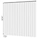 Mophorn 15PCS Plastic Curtain Strips, 60Inch (5ft) Width X 84Inch (7ft) Height PVC Strip Door Curtain, 0.08 Inch Thickness Vinyl Strip Door Curtain 50% Overlap for Doors