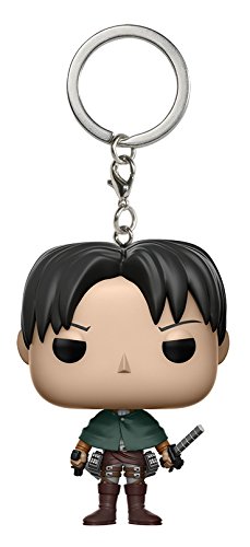 Funko pop keychain attack on titan levi ackerman action…