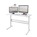 DEVAISE Height Adjustable Standing Desk with Removable Crank, 55