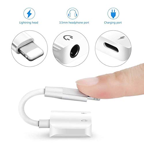 image for Ambrrhty Charger Adapter for iPhone Headphone Adapter Audio & Charger 