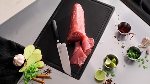 Fissler Procut/Premium-Santokumesser (17 cm) Allzweck-Küchenmesser,handgeschliffene Edelstahlklinge, Made in Germany, Kräuter-Hackmesser, ergonomisch thumbnail 2