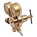 BETOOLL Nitrogen Regulator with 0-400 PSI Delivery Pressure Equipment Brass Inlet Outlet Connection Gauges