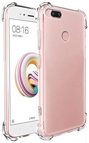 ECellStreet® Drop Cusion Soft PC TPU Bumper Slim Protective Case Cover with Raised Beizels for Lava Z90 (Transparent)