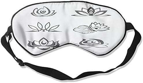 Lotus Program Set Pure Silk Sleep Mask Reusable Cold Improves Sleep Edema Eye Tiredness