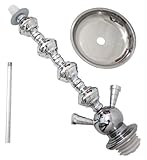 2-Hose LARGE Hookah Stem 4 Grommets Shisha narghile for hookah pipe smoking