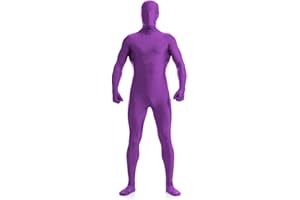 Howriis Full Bodysuit Unisex Spandex Zentai Costume - Stretch Adult Disappearing Man Body Suit for Halloween & Cosplay