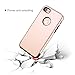iPhone 7 Case, Moonmini Shockproof Slim Fit Dual Layer Armor Protective Shock Absorbing Hybrid Defender Cover for iPhone 7 Gold