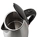 Aroma Housewares AWK-1400SB 7 Cup Stainless Steel Electric Kettle, 1.7 L, Silver