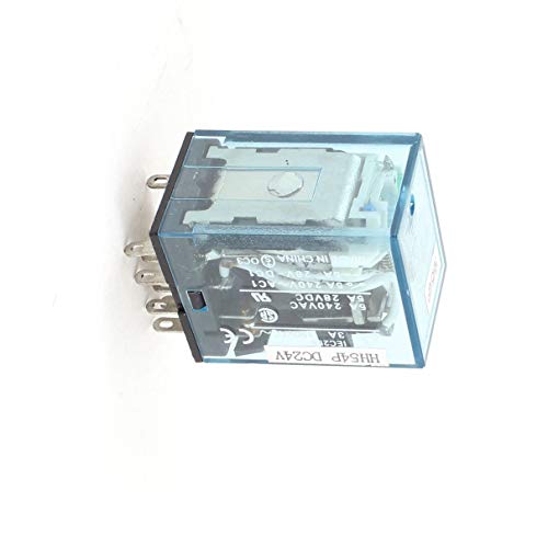 Aexit DC 24V Relays Coil Electromagnetic Power Relay 14 Pins 4PDT 4NO Accessory Power 4NC HH54P