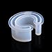 Misright C Font Silicone Mold Open Cuff Silicone Mold Jewelry Making Bracelet Bangle Mould for Resin Flower DIY