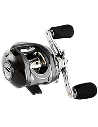 Z ZANMAX   Carrete de pesca para cebo, rodamientos de acero inoxidable 7,0:1, relación de engranajes, súper arrastre, frenos dobles magnéticos, carrete de agua dulce para bajos, cangrejos, perca, trucha, Walleyes