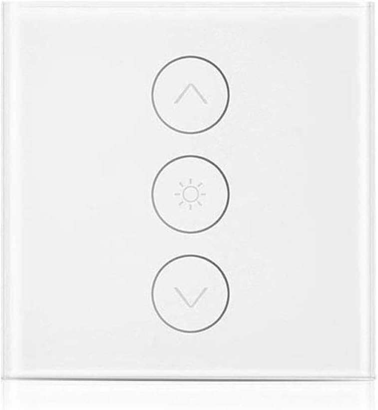 Smart Dimmer Switch, NOTSEK WiFi Touch Wall Light Dimmer Switch Compatible with Alexa/Google Home/IFTTT, 1 Gang App Remote Control, Timming Function, 2A 400W, White(Neutral Wire Required)