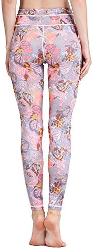 FINEMORE Women Yoga Pants Activewear Printed Power Flex Yoga Leggings Gym Leggings