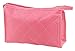 SODIAL(R) Pink Zipper Closure Small Pouch Cosmetic Case Bag For Women