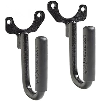 GraBarsUSA Genuine Solid Steel Handles for All TJ Wranglers Front (Black 1018)