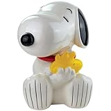 Westland Giftware Snoopy Hugging Woodstock Ceramic Cookie Jar, 10.75-Inch