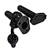 Hanperal 2 Pcs Plastic Flush Mount Fishing Boat Rod Holders and Cap Cover Kayak
