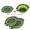 YCYM-Direct-Set-of-2-Collapsible-Colander-with-Handle-Folding-ColanderSilicone-Colander-for-Kitchen-Strainer-Space-Saver-2-SizeRed YCYM-Direct Set of 2 Collapsible Colander with Handle Folding Colander,Silicone Colander for Kitchen Strainer Space…