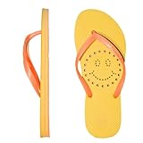 Showaflops Girls' Antimicrobial Shower & Water Sandals for Pool, Beach, Camp and Gym - Happy Days Collection