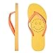 Showaflops Girl's Antimicrobial Shower & Water Sandals - Smiley Face