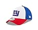 NFL New York Giants Perf Block 2 9FORTY Adjustable Cap, One Size, White/Team Color