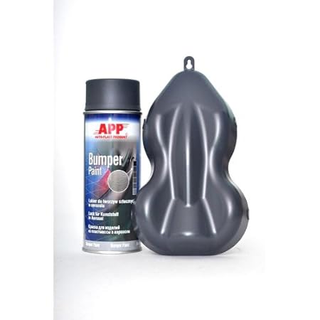 1K Strukturlack für Kunststoffe Spray NL 400ml dunkelgrau APP