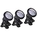 Pond Lights, Rainbowlight 36-LED Waterproof Submersible Spotlight Garden Pool Aquarium Landscape Lamp For Fountain Fish Pond Tank Water Garden(Pack of 3)