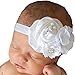 Ealitak EUOTEO ReNext Baby White Headbands,Baby Girl Flower Headbands,Newborn Headbands,Baby Bows