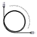 KingTop LOZ-sak-oz USB Type C 3.0 Cable Braided Cable with Reversible Connector for New MacBook 12